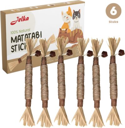 Jelka Matatabi stokjes 6 Stuks