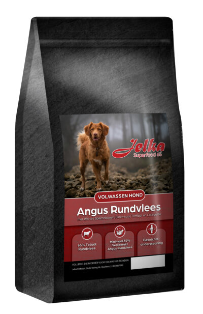 Jelka Angus Beef Hondenvoer – 65% Dierlijke Eiwitten